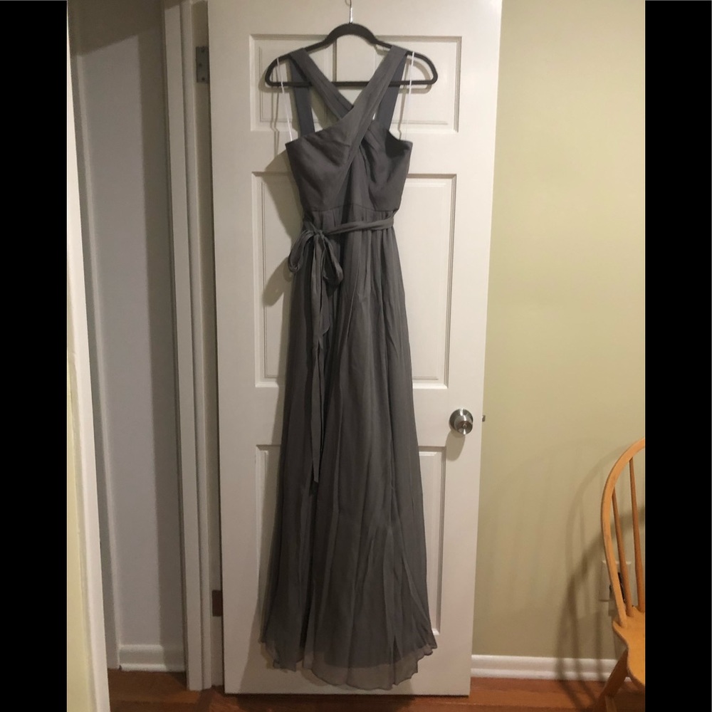 J.Crew Chiffon Halter Gown Sz4